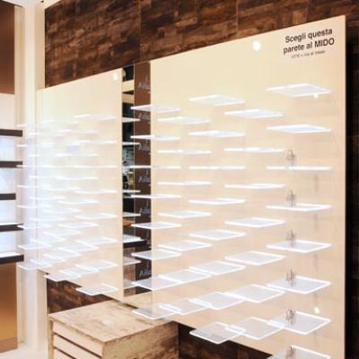 Freeled 150 A Piani Singoli Espositore per occhiali da parete