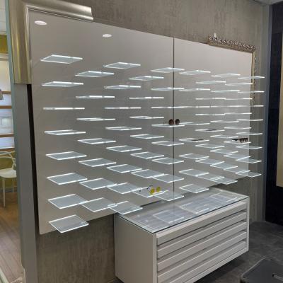 Espositore per occhiali da parete Freeled A Piani Singoli